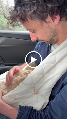 Customer video review of Marshmallow | The Quilted Sling