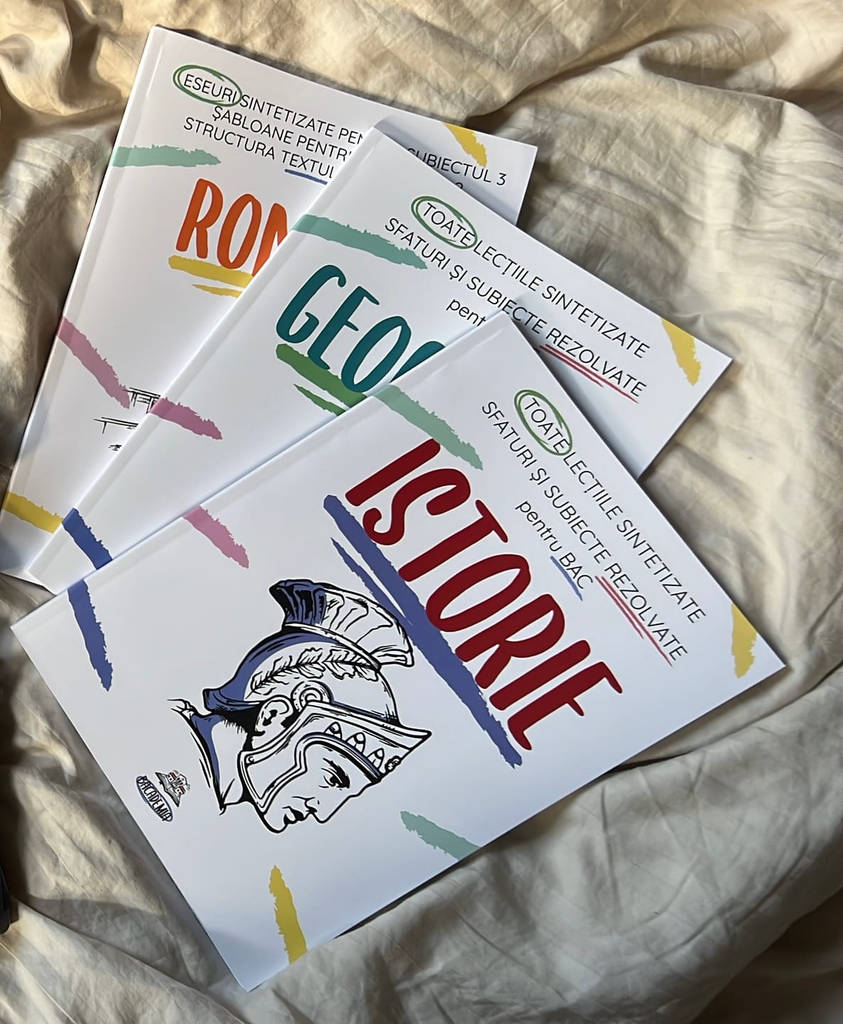 Customer photo review of Pachet Bacalaureat (Română + Istorie + Geografie) Bacademia