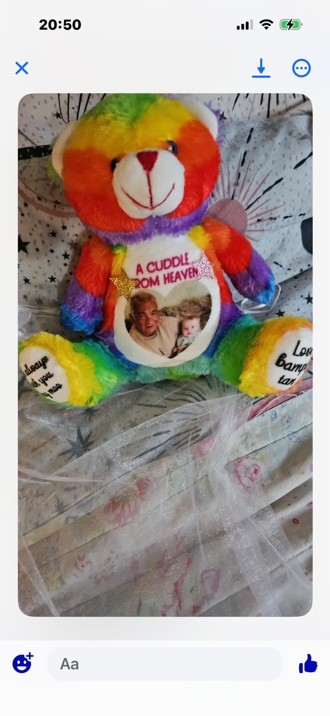 Customer photo review of Item Personalisation