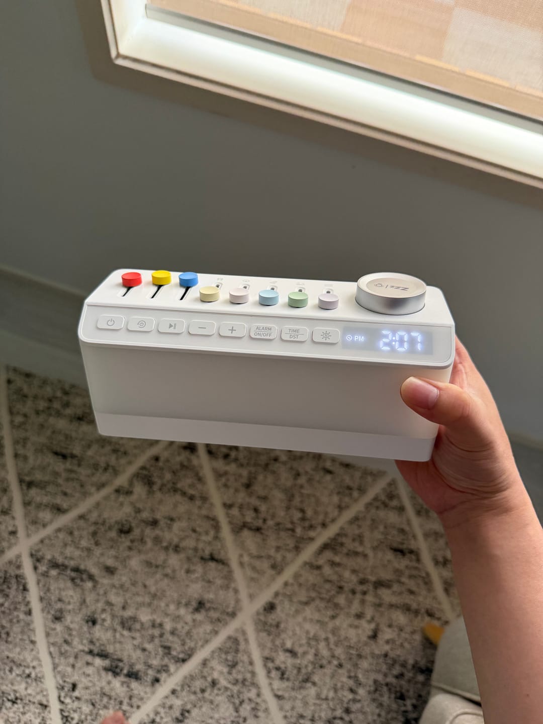 Customer photo review of Snoora Baby White Noise Machine