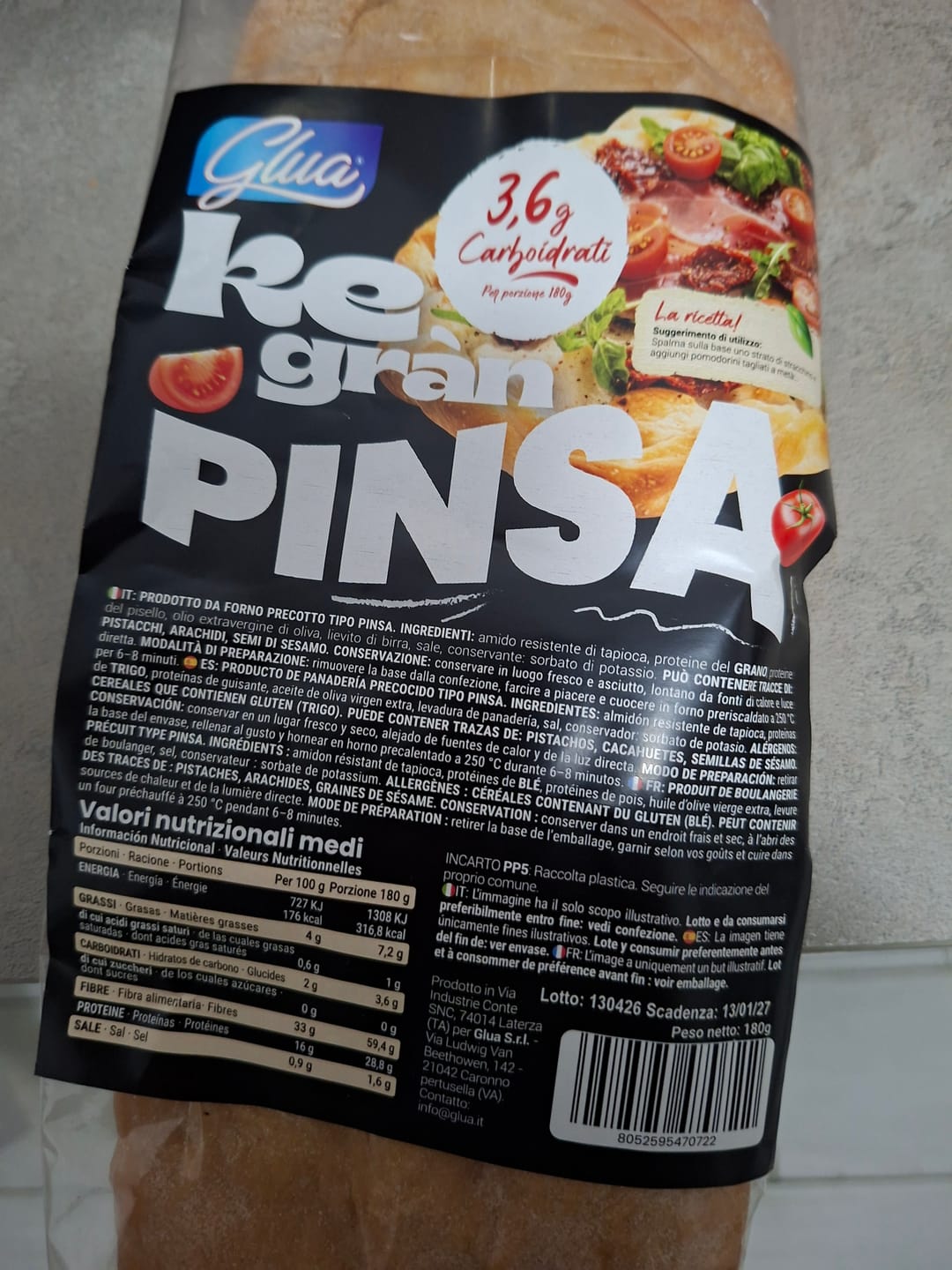 Customer photo review of Base Pinsa kegràn proteica