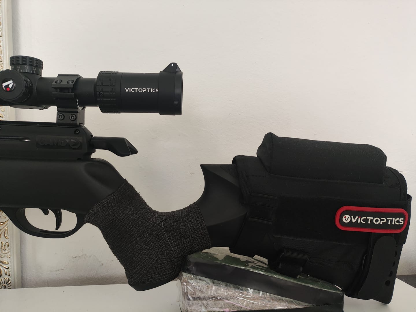 Customer photo review of Break Barrel Air Rifle Scope | VictOptics S4 4-16x44 FFP .22LR Scope (OPFF-01)