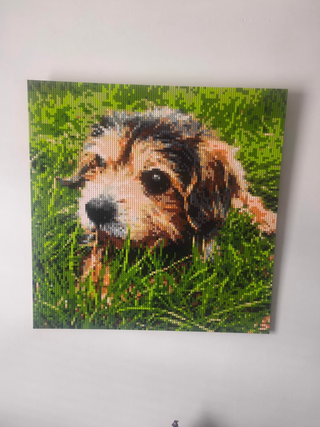 Customer photo review of Custom Design Brick Mosaic - 5x5 baseplates