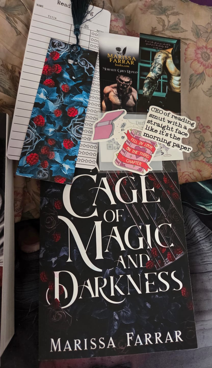 Customer photo review of A Cage of Magic and Darkness: Special Edition Hardback