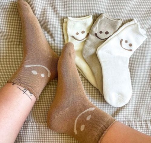 Customer photo review of Happy Face Socks Pack