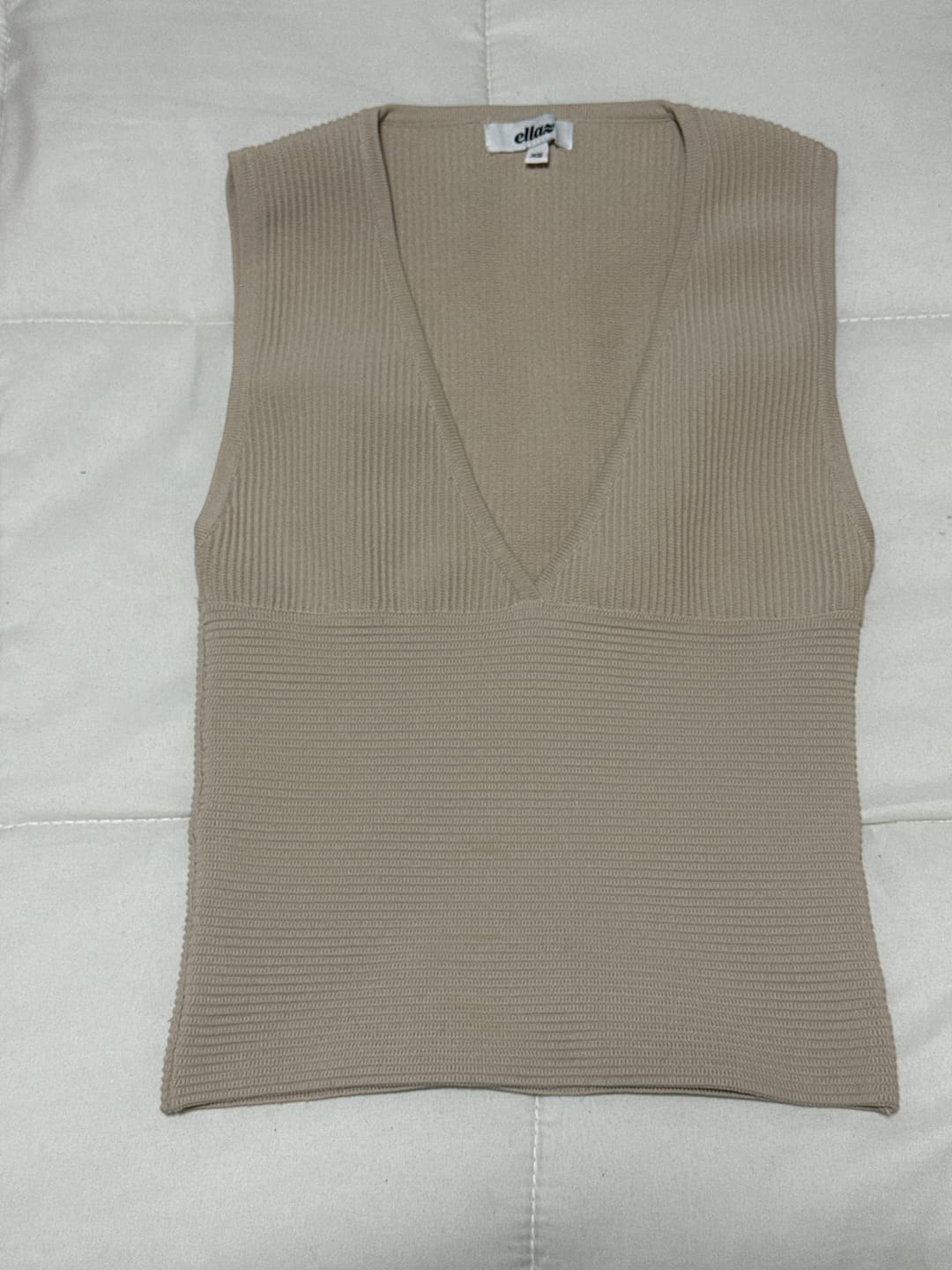 Customer photo review of Top Escote V Sculpt Knit