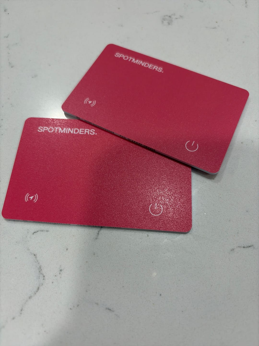 Customer photo review of SPOTMINDERS. Tracking Card
