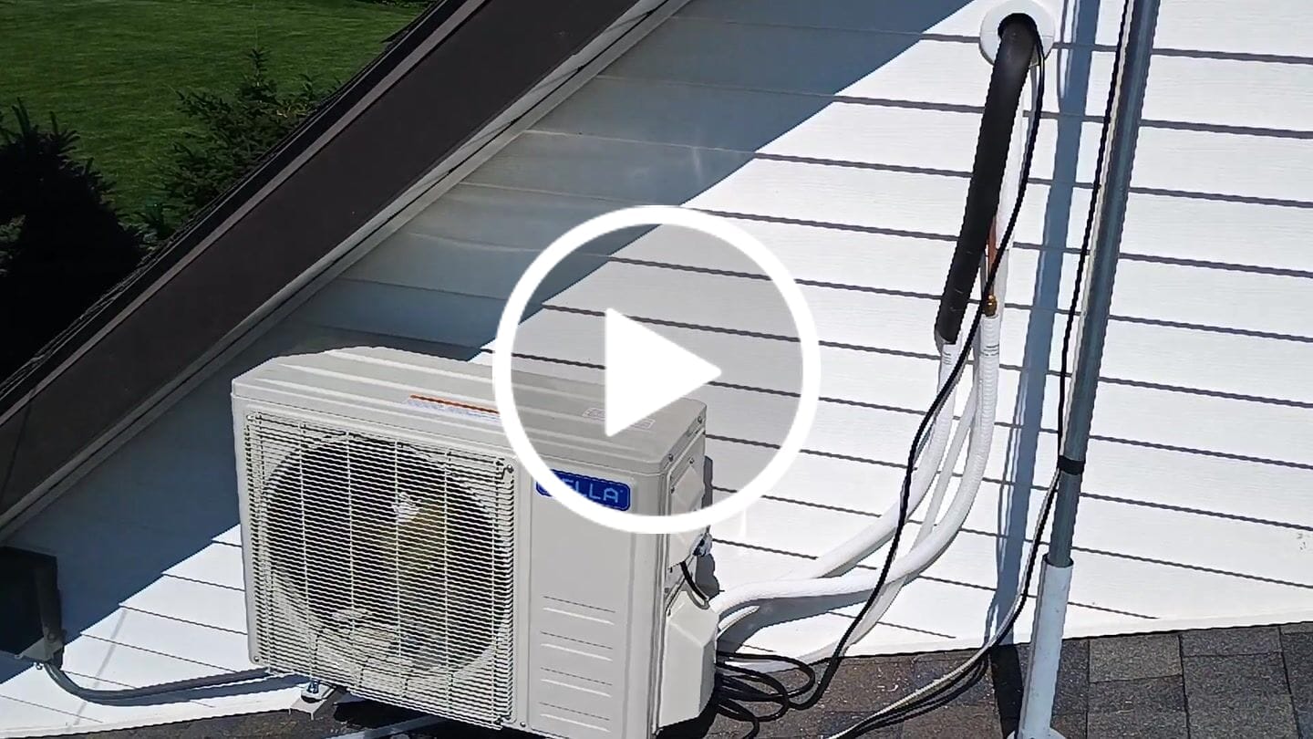 Customer video review of DELLA Optima Series 9000 BTU 24 SEER2 Ultra Heat Mini Split AC - Up to 400 Sq.Ft.