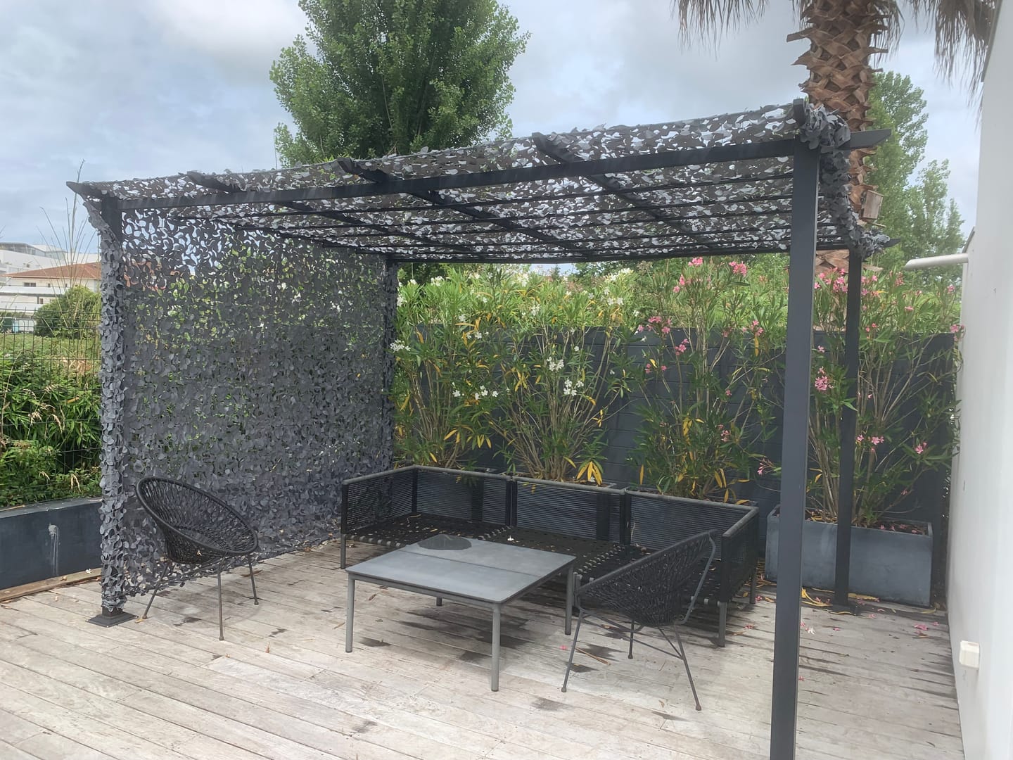 Customer photo review of Filet de camouflage renforcé gris