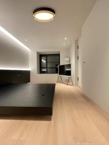 Customer photo review of LED Modern  Dual-Color Circular Round Hollow Flush Mount Ceiling Light