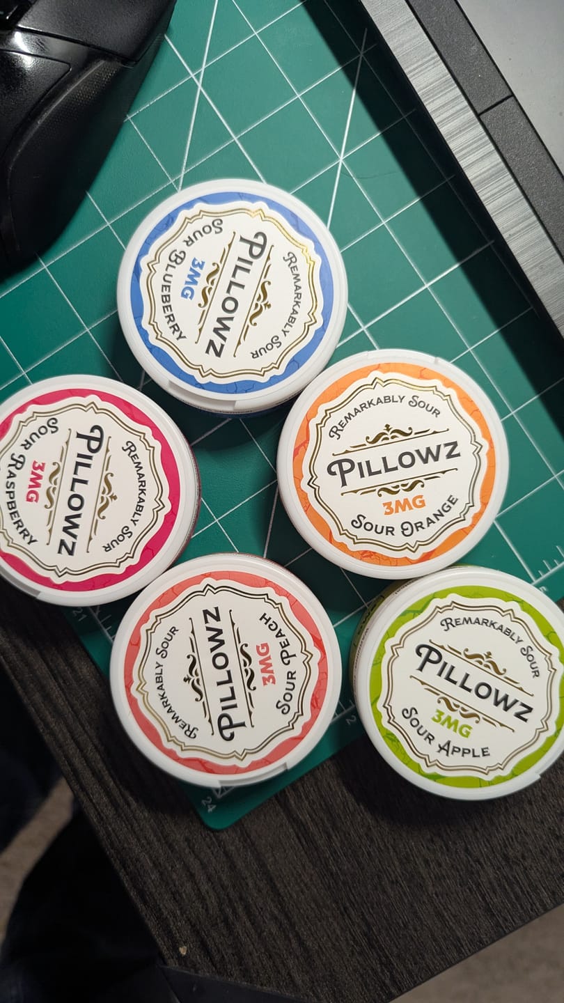 Customer photo review of Sour Pouches 5-Can Multi Flavor Pack