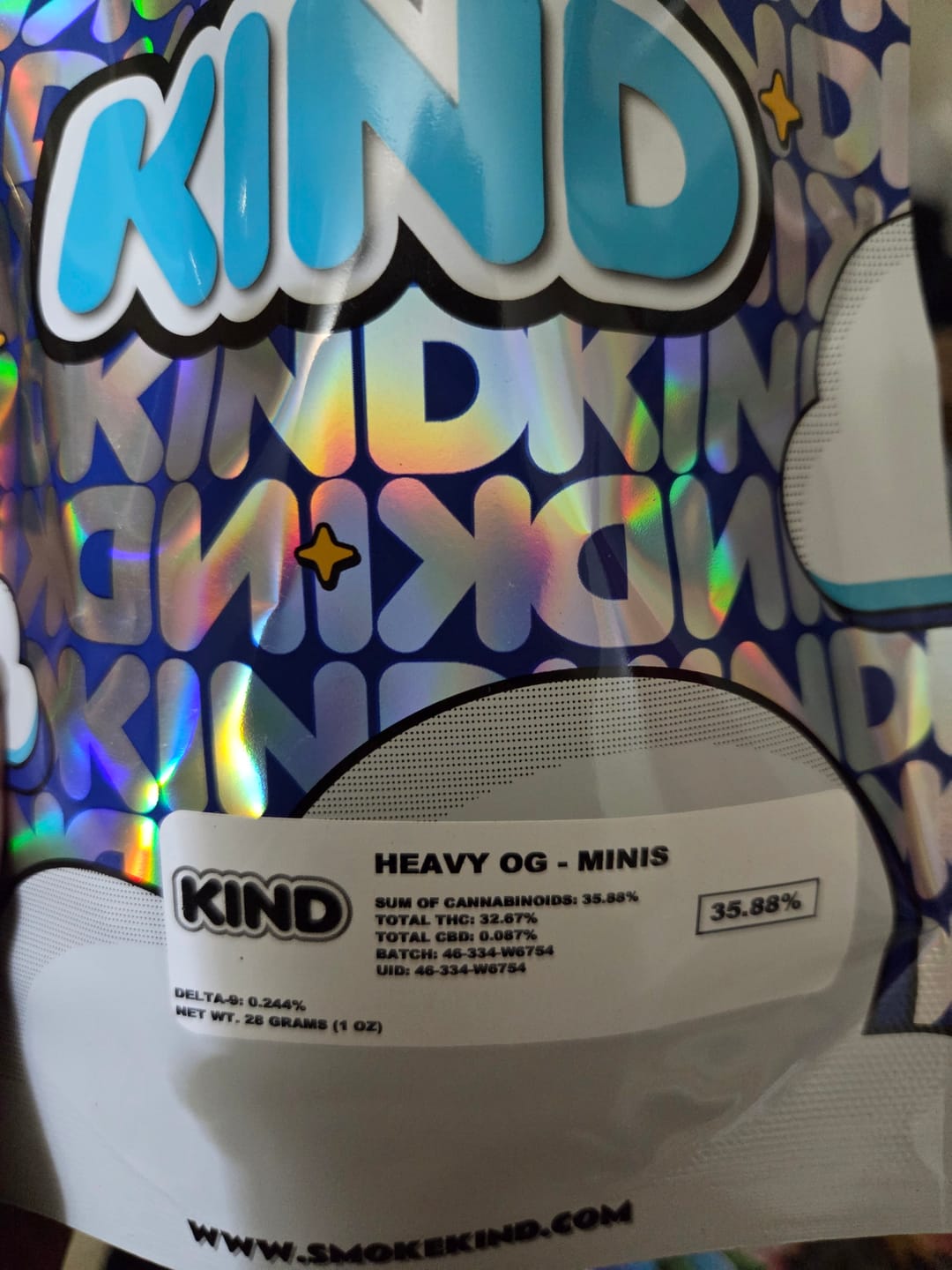 Customer photo review of Heavy OG - Minis - 28 Grams - Indica