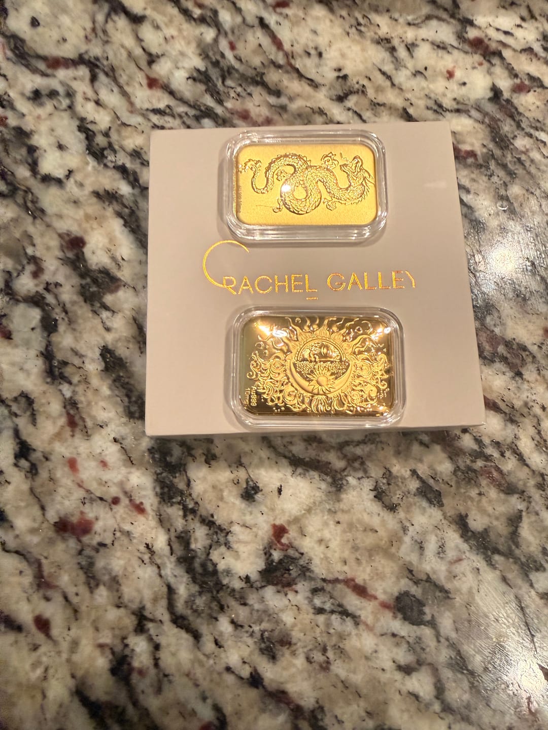 Customer photo review of 24K Yellow Gold Essential Dragon Piece