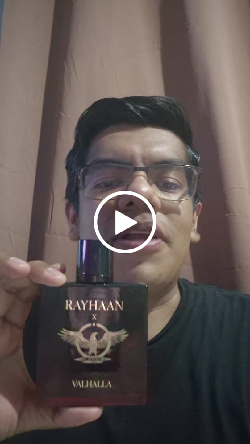 Customer video review of Perfume Rayhaan Valhalla 100ml EDP