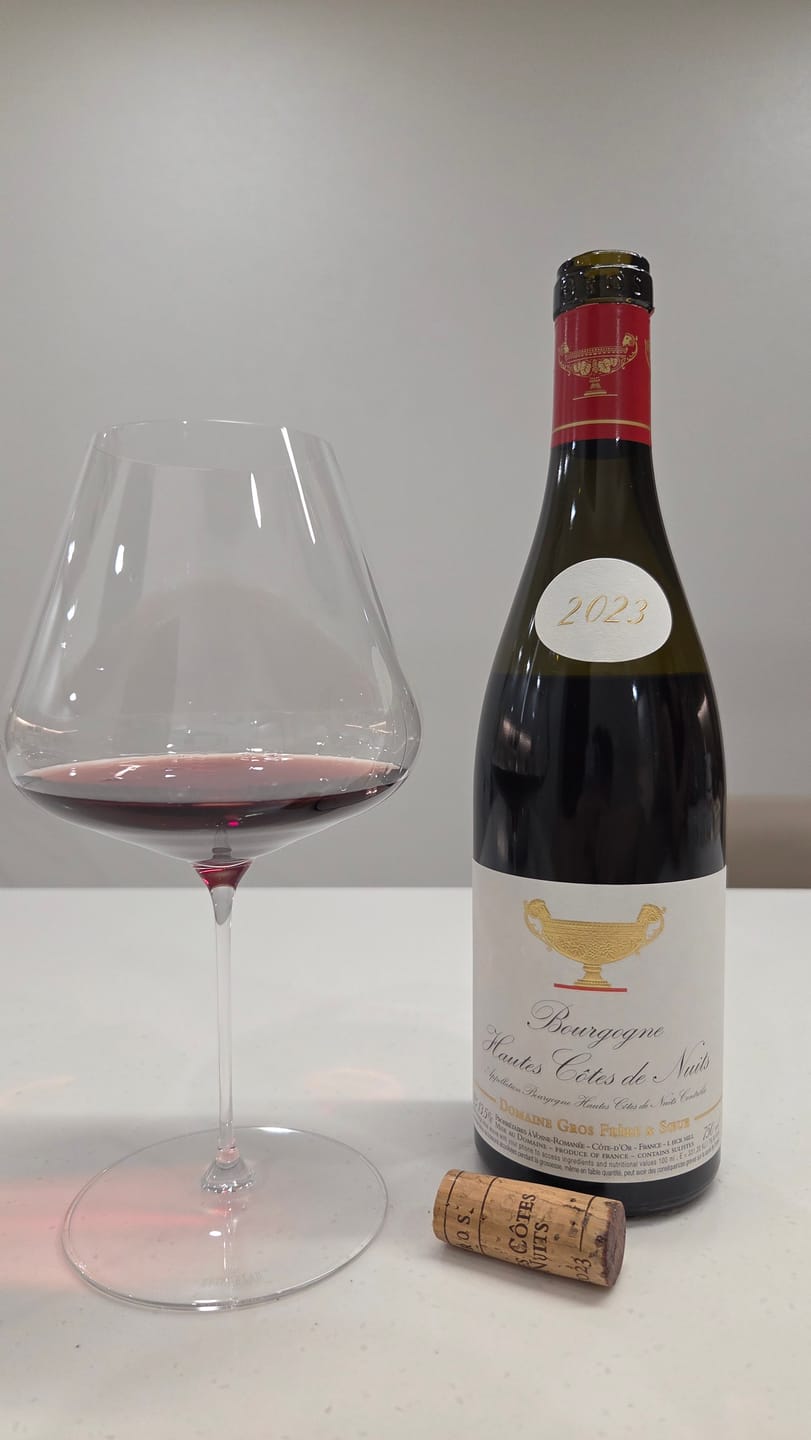 Customer photo review of Domaine Gros Frere et Soeur Hautes Cotes de Nuits Rouge 2023