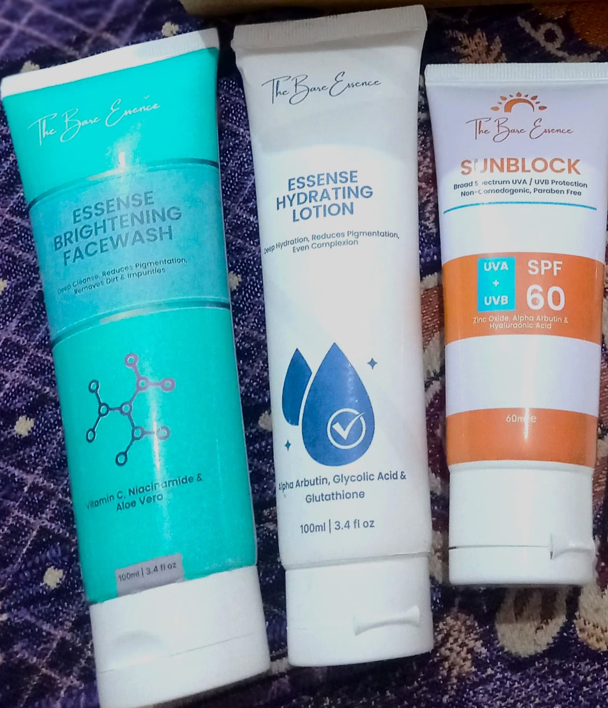 Customer photo review of Natural Glow Pack