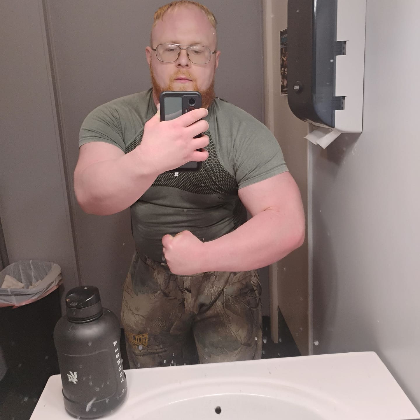 Customer photo review of 4286 - Gold's Iron Legacy Compression Tees - June 16th