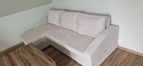 Customer photo review of Narożnik NEO BS sztruks