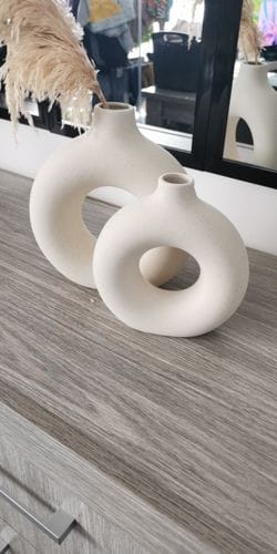 Customer photo review of Bloom Handmade Ceramic Vase