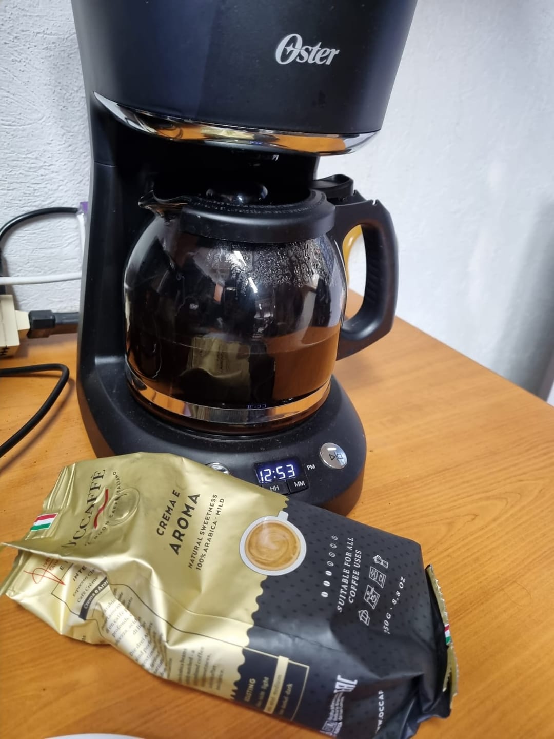 Customer photo review of Occaffe Grano Crema E Aroma 100% Arabica 250 Grs