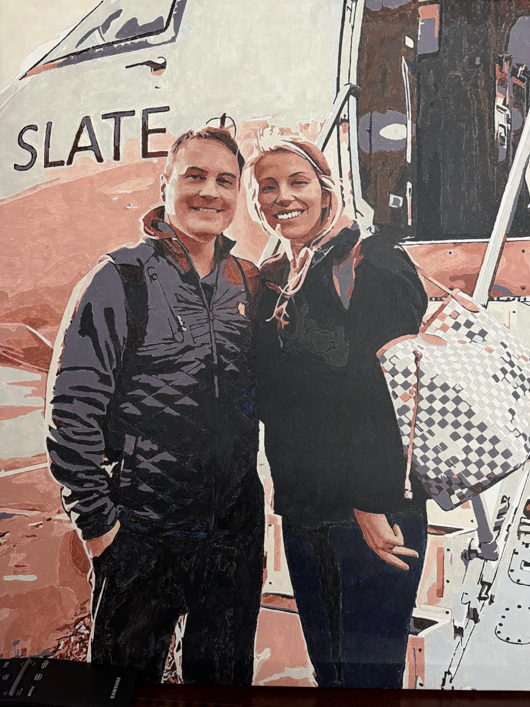 Customer photo review of Custom Paint By Numbers Kit