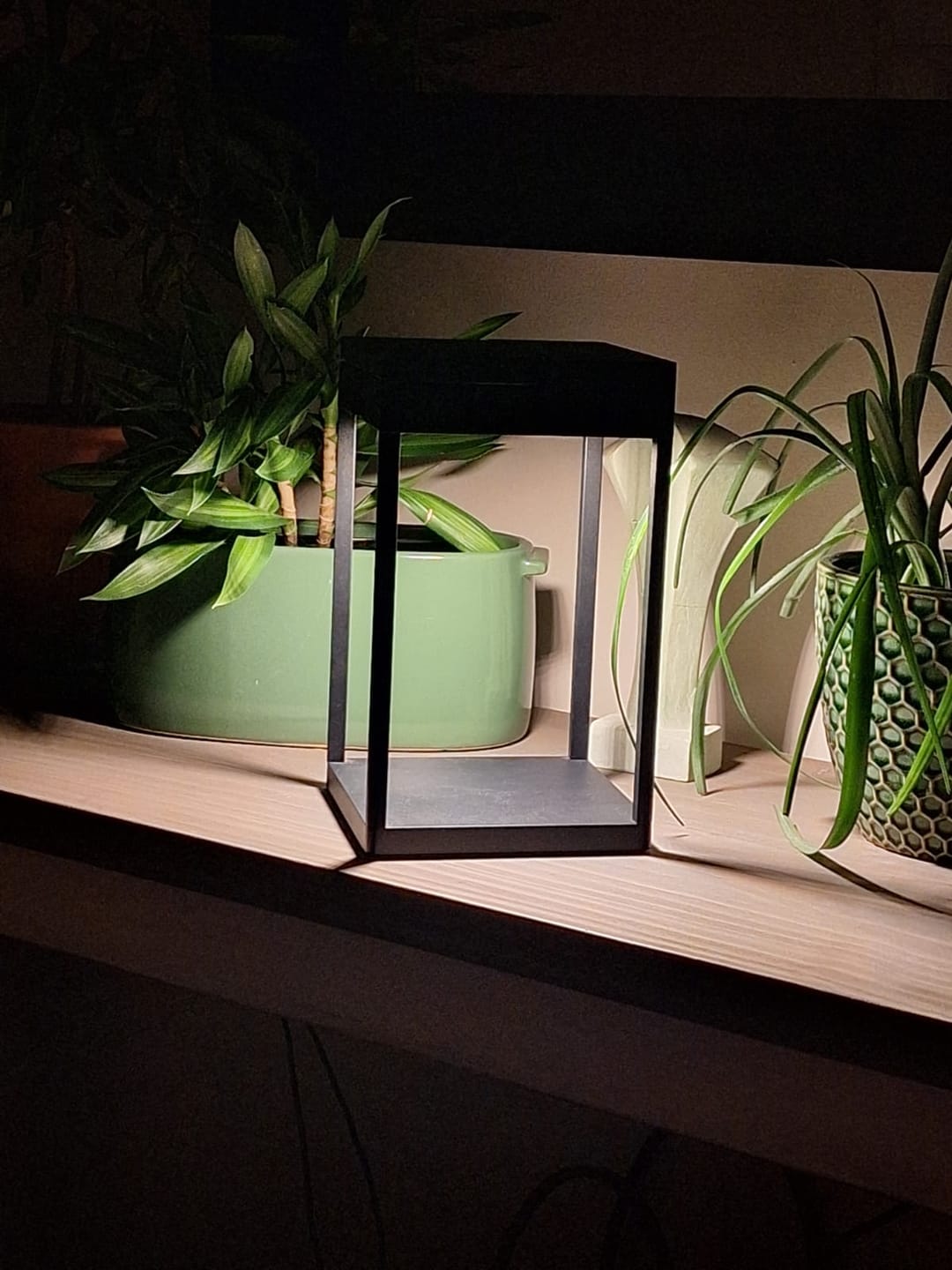 Customer photo review of Luxury Metal Solar Lantern