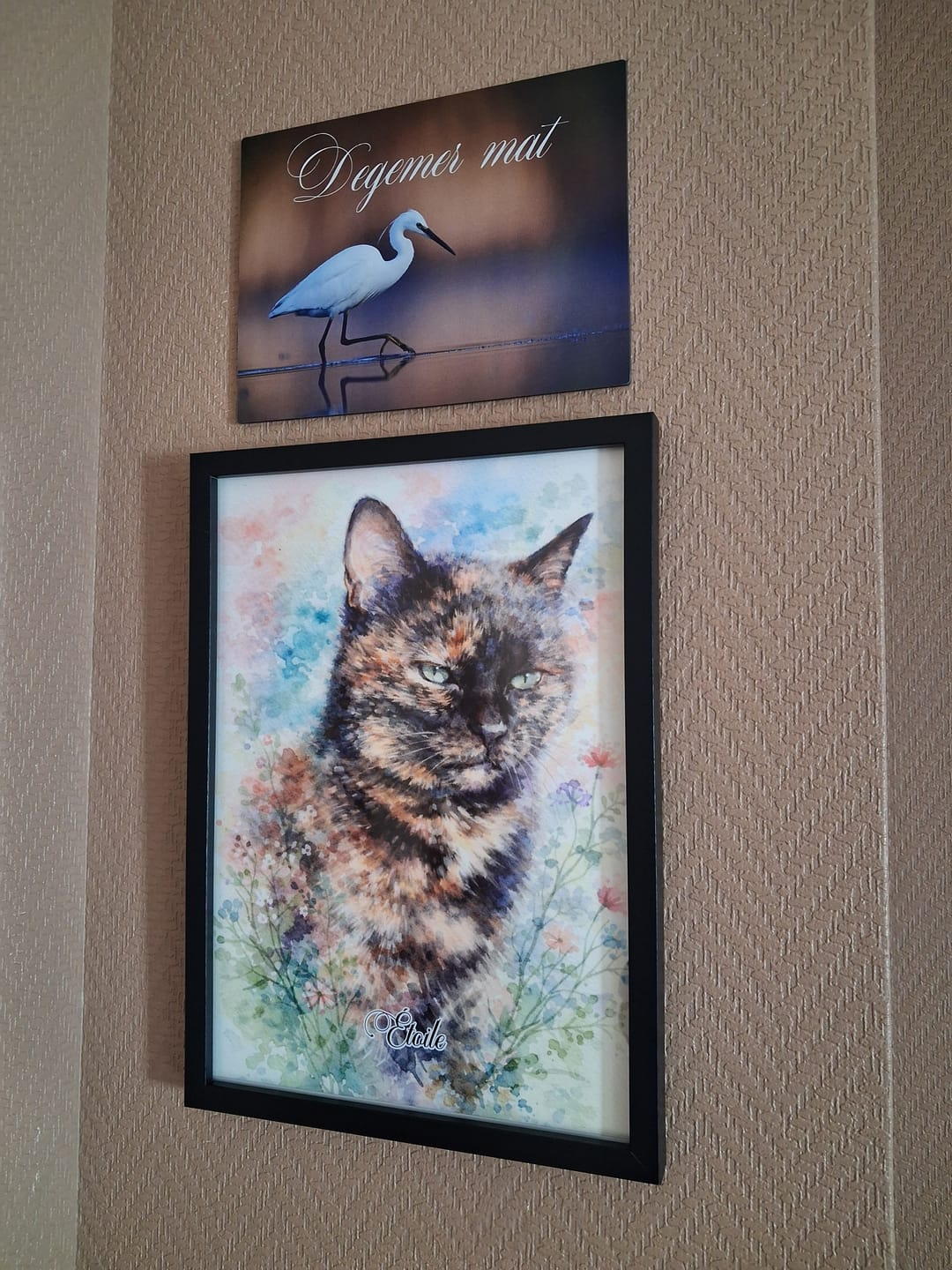 Customer photo review of Aquarelle - Poster personnalisé