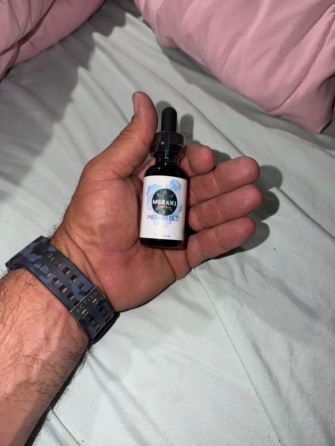 Customer photo review of Meraki Blu USP Grade Methylene Blue 150mg