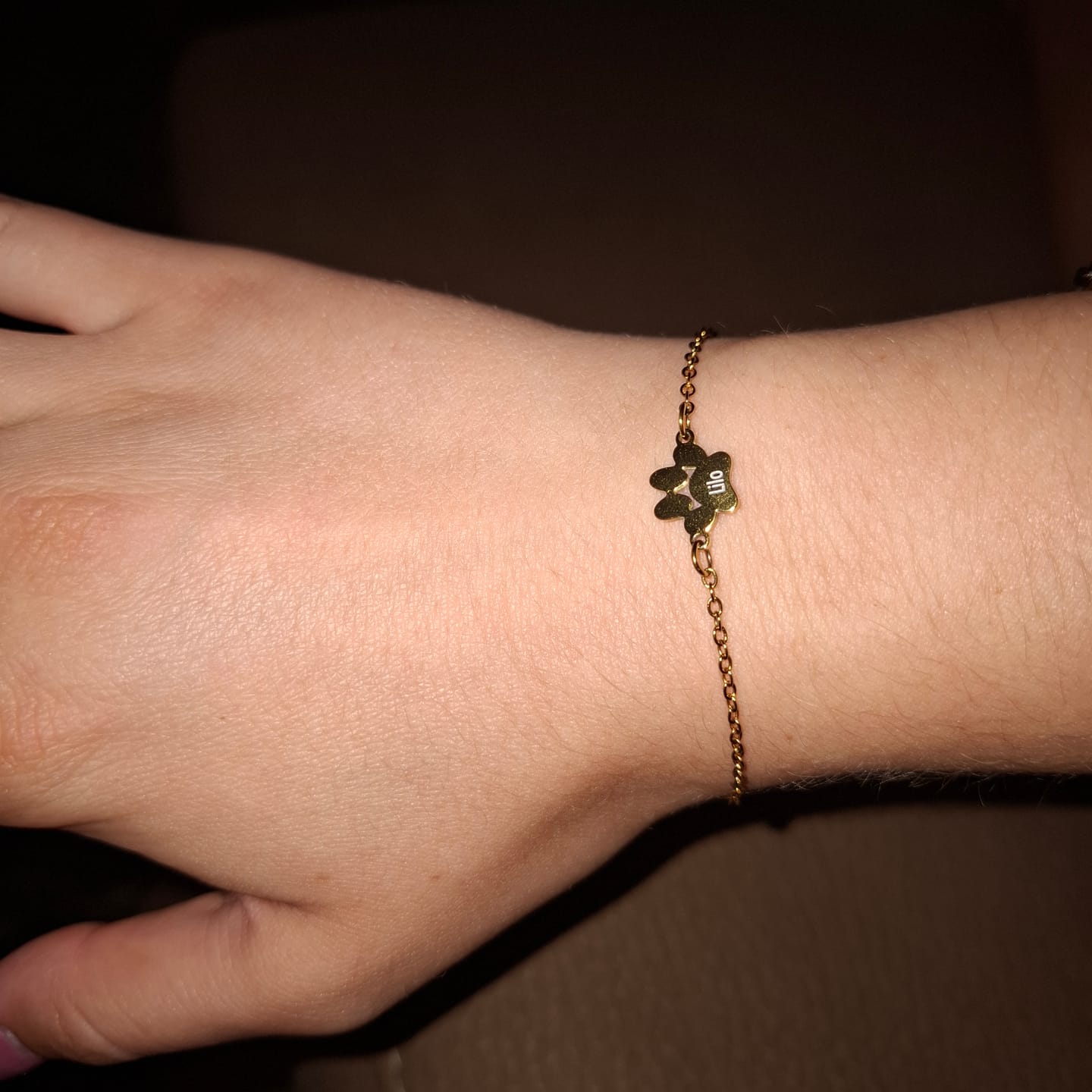 Customer photo review of Pulseira Personalizada com Nome na Pata