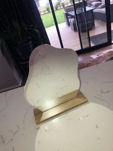 Customer photo review of Aura Minimalist Mirror