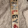 Customer photo review of Personalized Wooden Name Puzzle