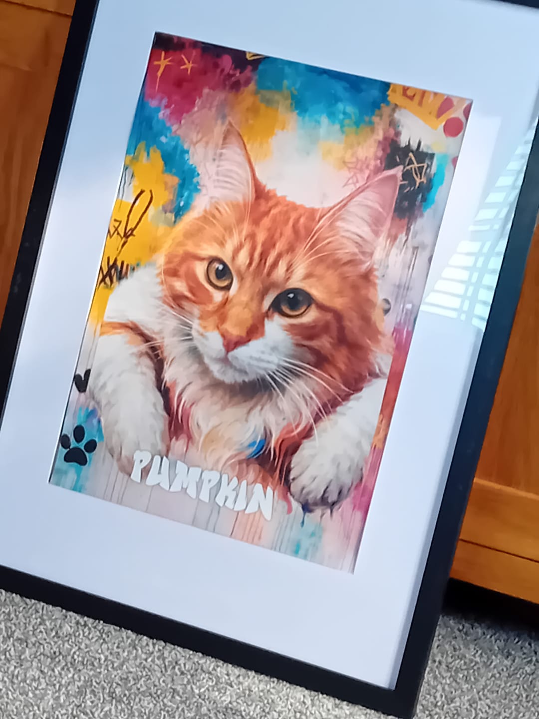 Customer photo review of Splash - Personalised Poster