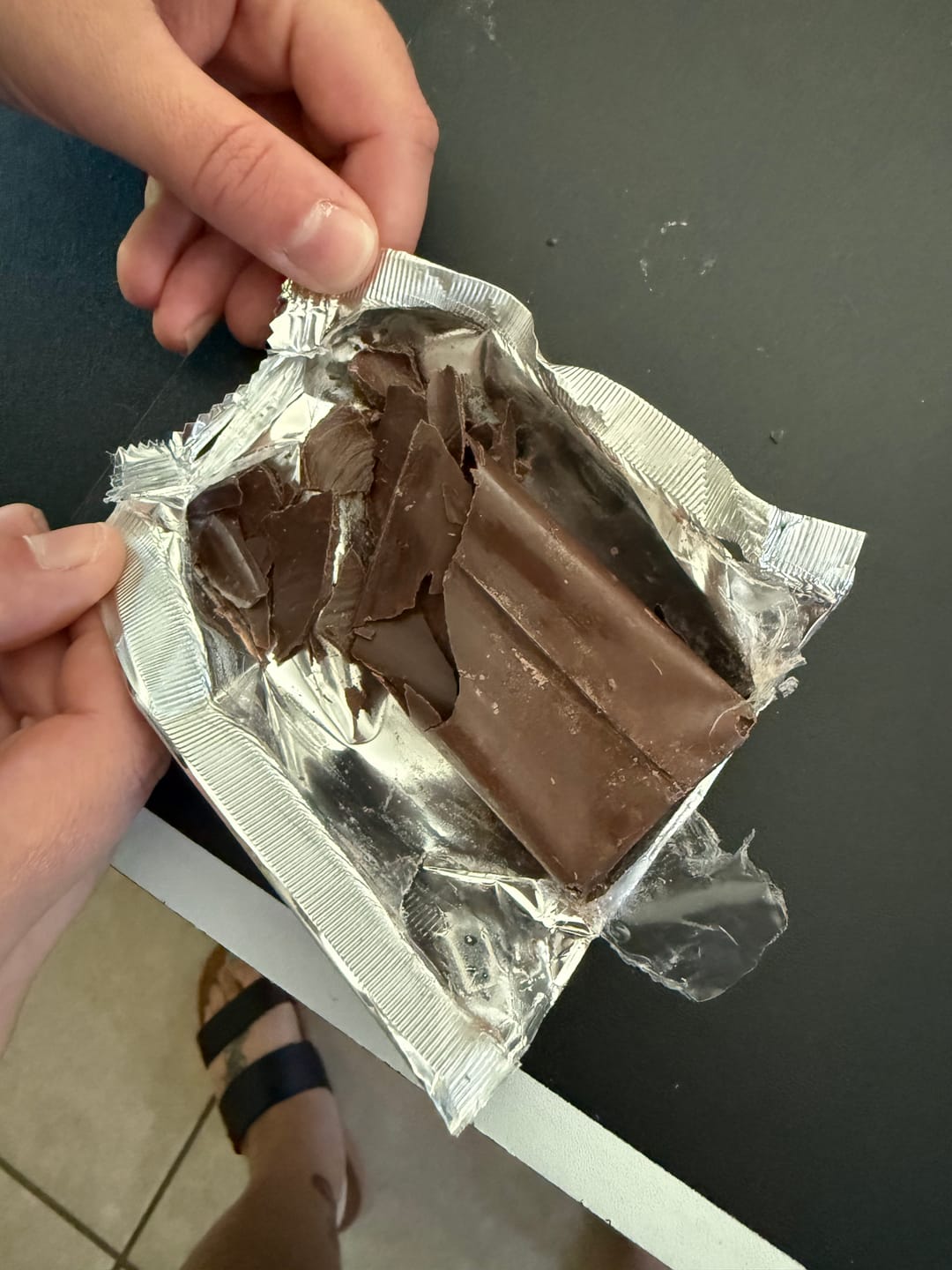 Customer photo review of Mushroom Chocolates