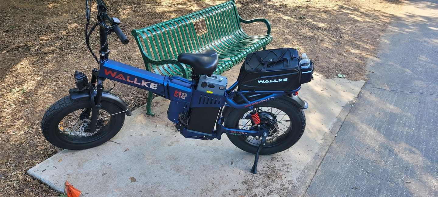 Customer photo review of 2026 WALLKE H9 Ultra Folding | Off-Grid Power Station E-Bike with Torque Sensor, 37mph Speed, 55/77Ah Battery Options