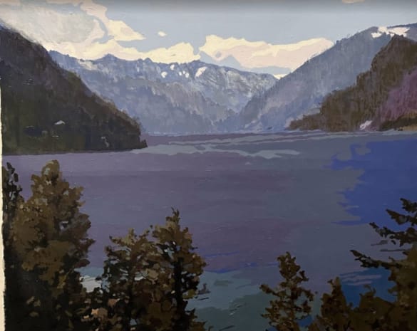Customer photo review of Custom Paint By Numbers - Turn Trip Memory into Art