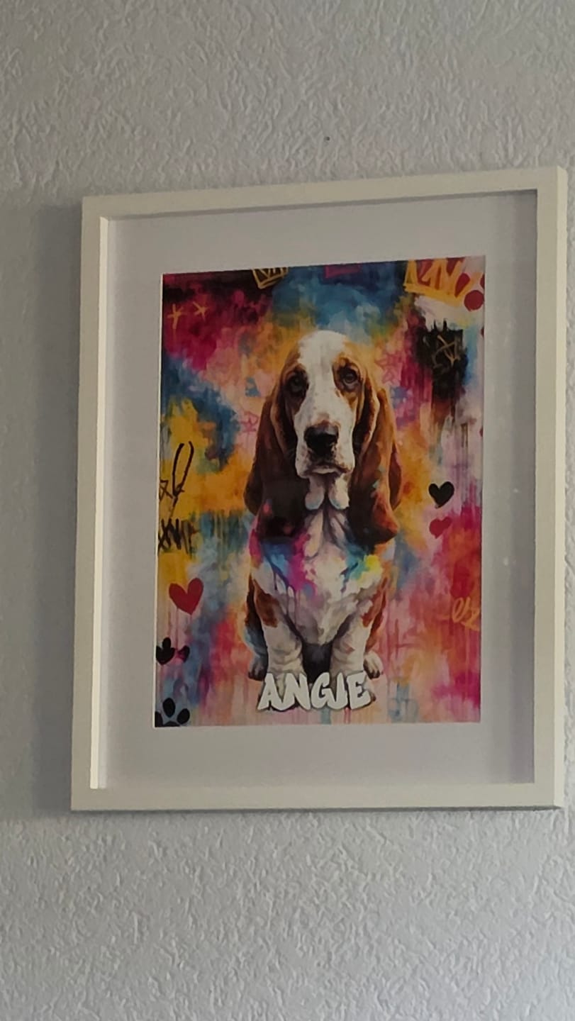 Customer photo review of Graffiti - Gepersonaliseerde Poster