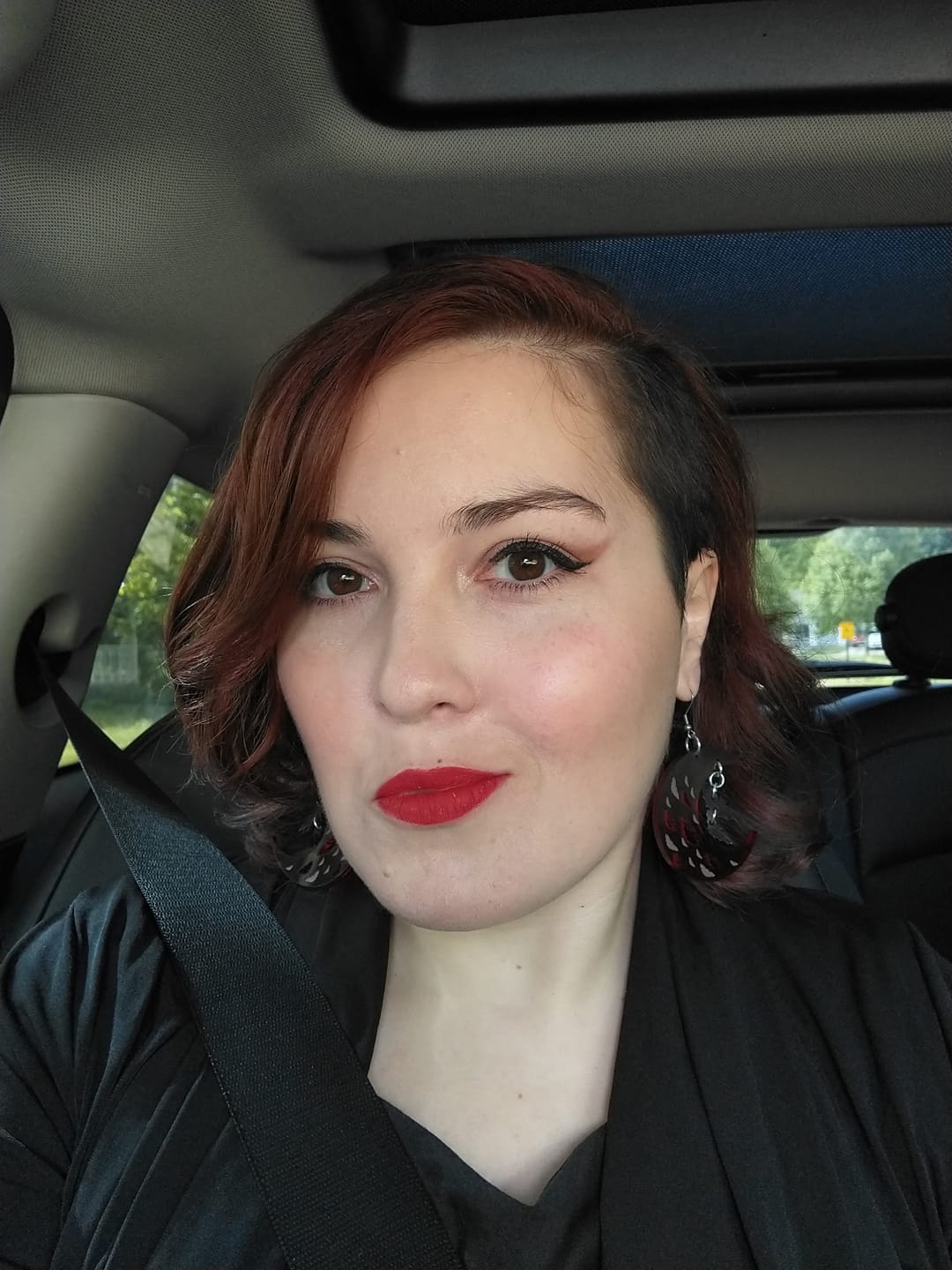 Customer photo review of Evermore Liquid Lipstick: Cuts U Up