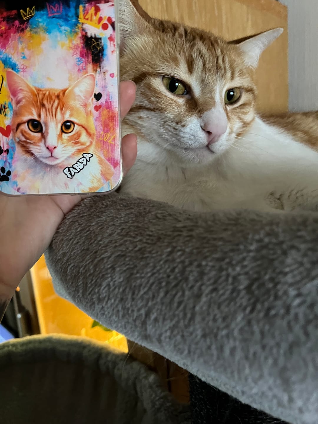 Customer photo review of Personalisierte Handyhülle - Graffiti