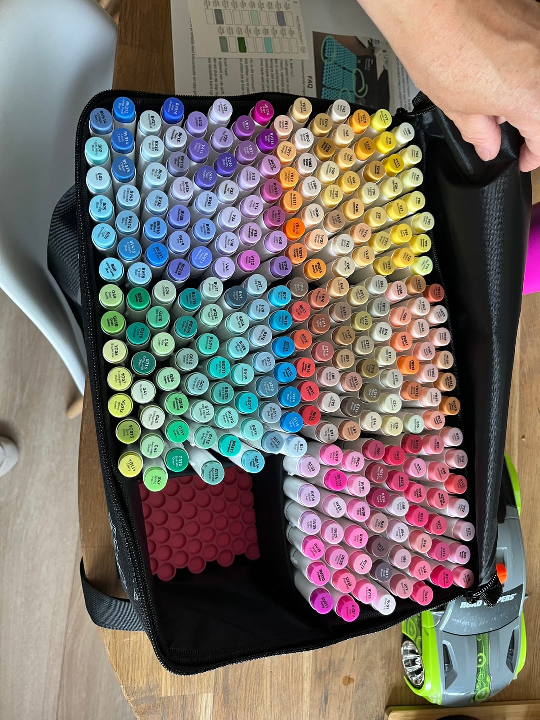 Customer photo review of Ohuhu Marker Bag for Oahu and Honolulu Series