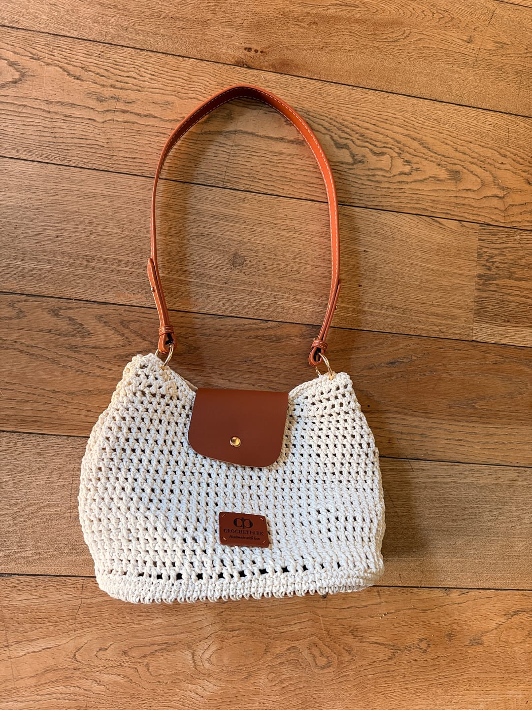 Customer photo review of Sunny Weekend Hobo Crochet Kit