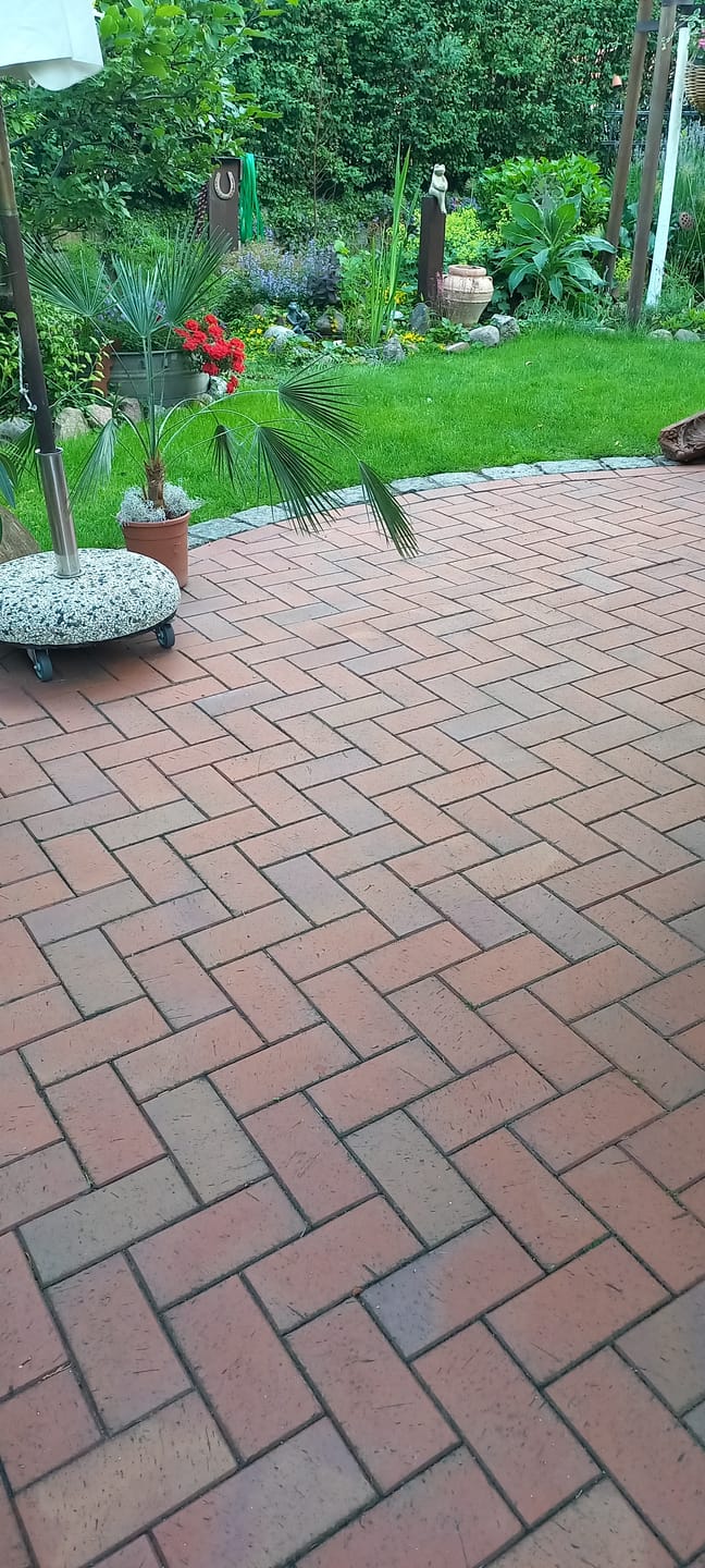 Customer photo review of Steinreiniger für Terrasse, Wege & Naturstein