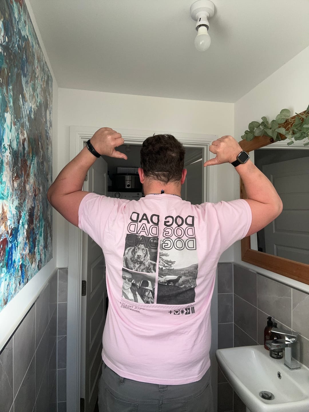 Customer photo review of Only you - Personalised T-Shirt