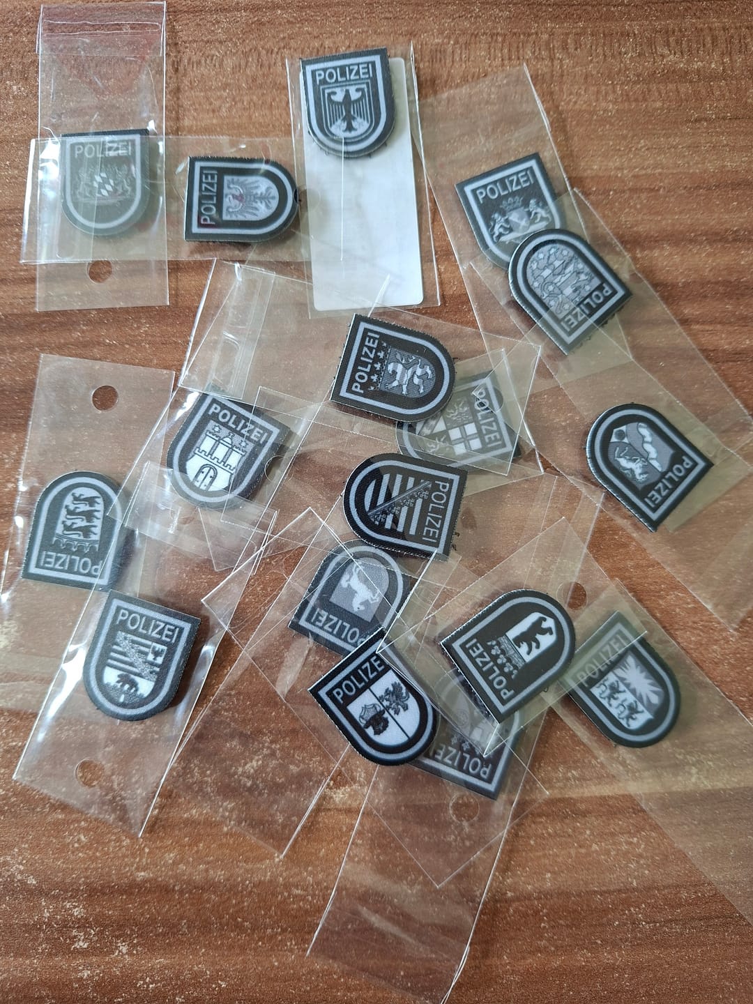 Customer photo review of Mini Black Ops Polizei Bundesländer Textil Patches
