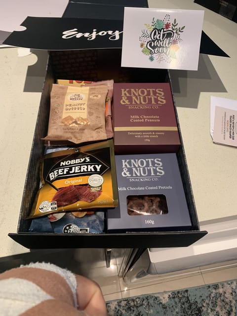 Customer photo review of The Tradies Snack Hamper