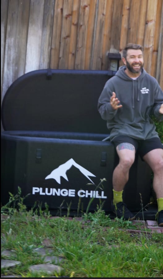Customer photo review of Cold Plunge Chiller + Pro Tub