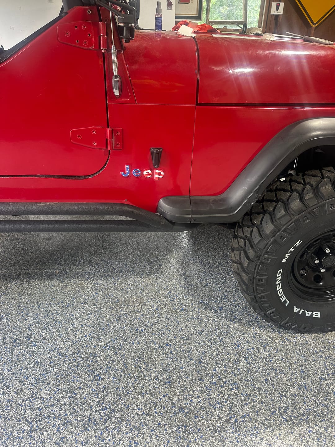 Customer photo review of JEEP Wrangler Emblem Overlay Decal Set | Fits JL, JK, TJ & YJ
