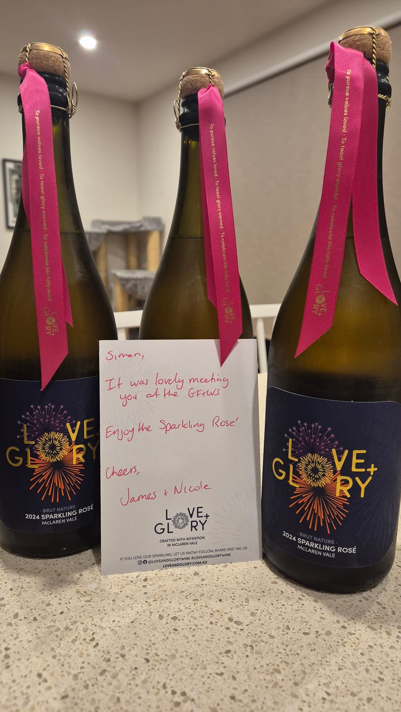 Customer photo review of 2024 Sparkling Rosé