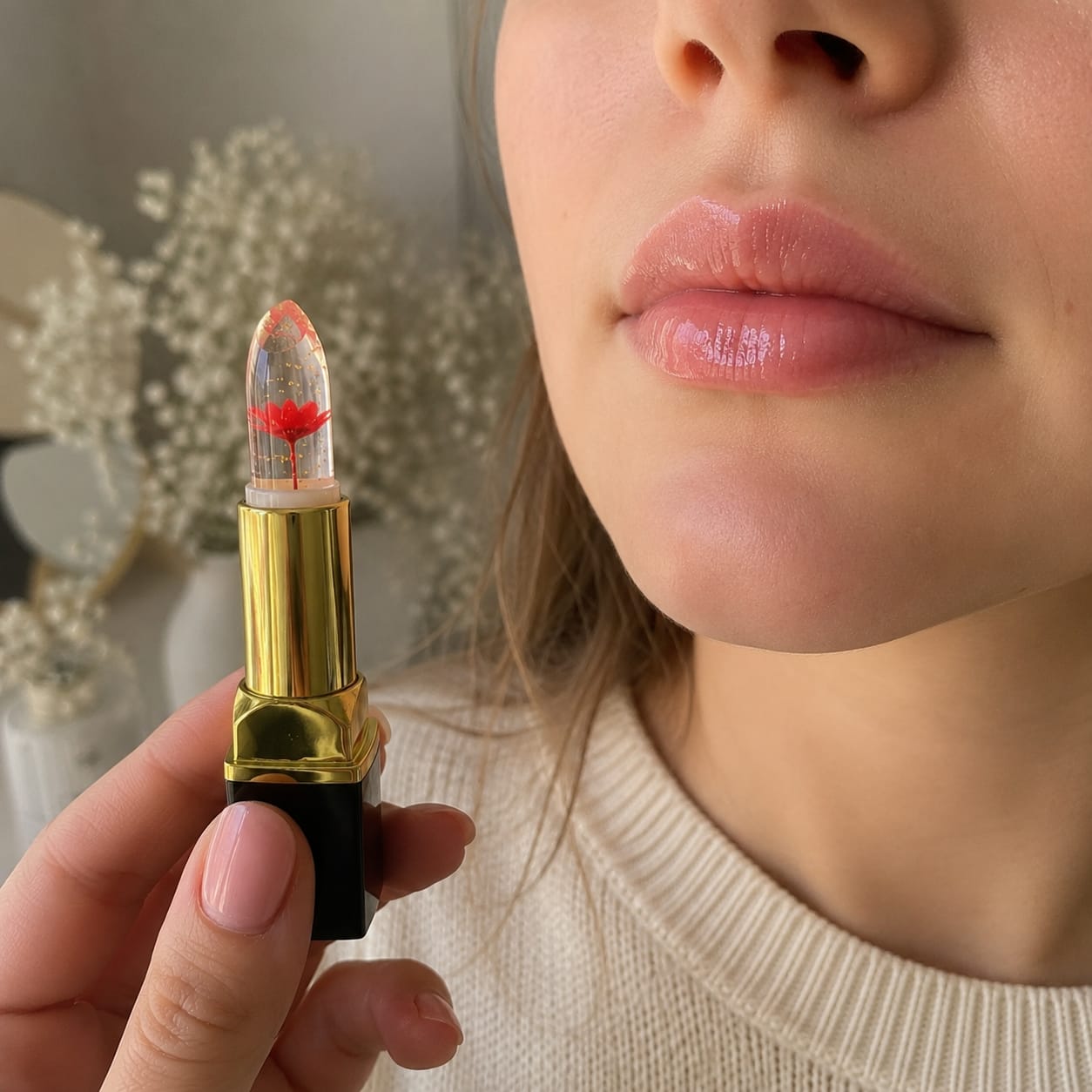 Customer photo review of Lippenstift Natur