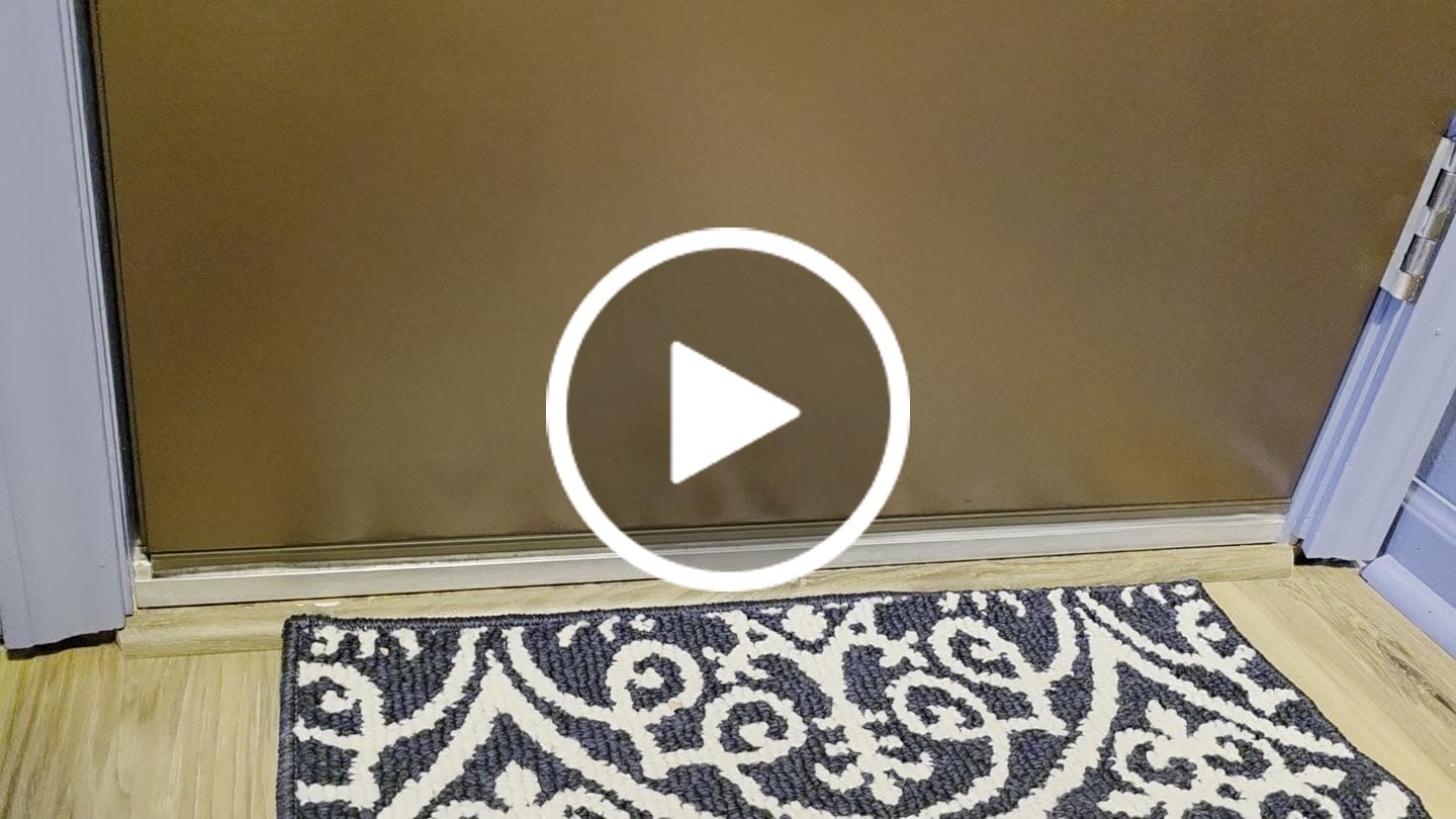 Customer video review of Pease Slide-On Steel Door Sweep