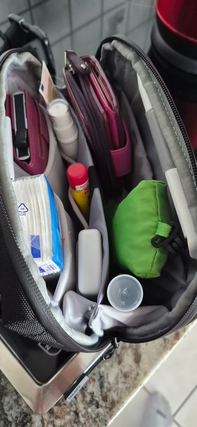 Customer photo review of Crossbody Organizer